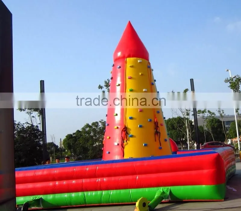Playground Inflatabel Adults Sports Game Inflatable Climbing Wall for Sale