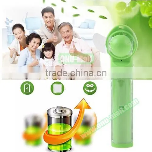 New Manufacturing Rechargeable Portable Mini Fan, Air Cooling 2-Blade Small Fan