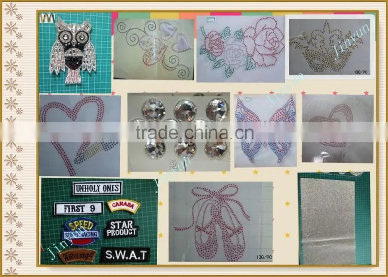 wholesales and DIY baseball hot fix rhinestone heat transfer design