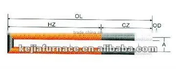 Silicion carbide rod heater used for muffle furnace(1400C)