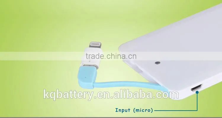 Custom Logo Ultra Thin Credit Card Power Bank