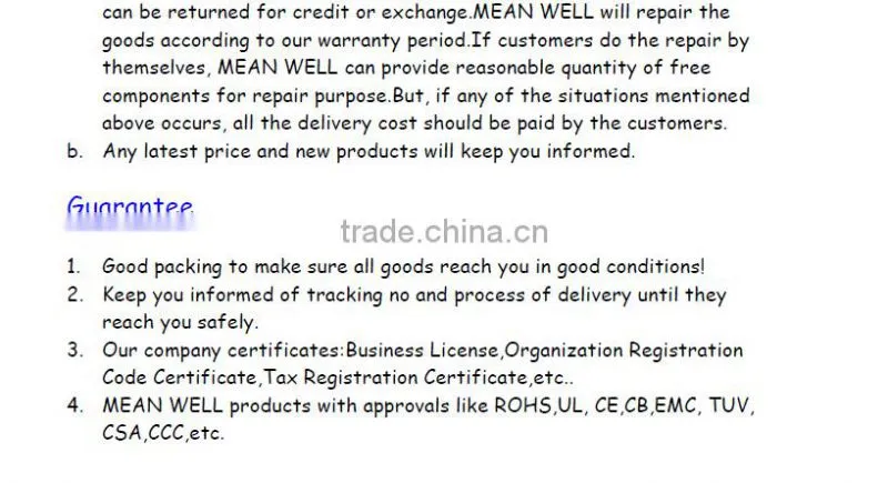 Meanwell led lamp driver 80W Switching Power Supply led waterproof driver led driver pwm