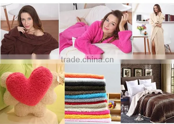 lining fabric for bagssuede fabric bonded with sherpa lining fabric for bags