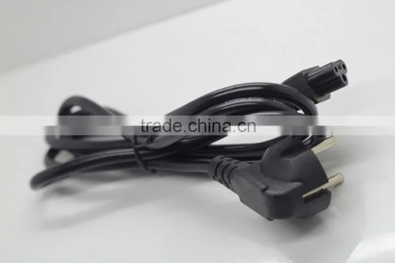 3 Pin Euro Male Plug Power Cable for Electronic Equipment
