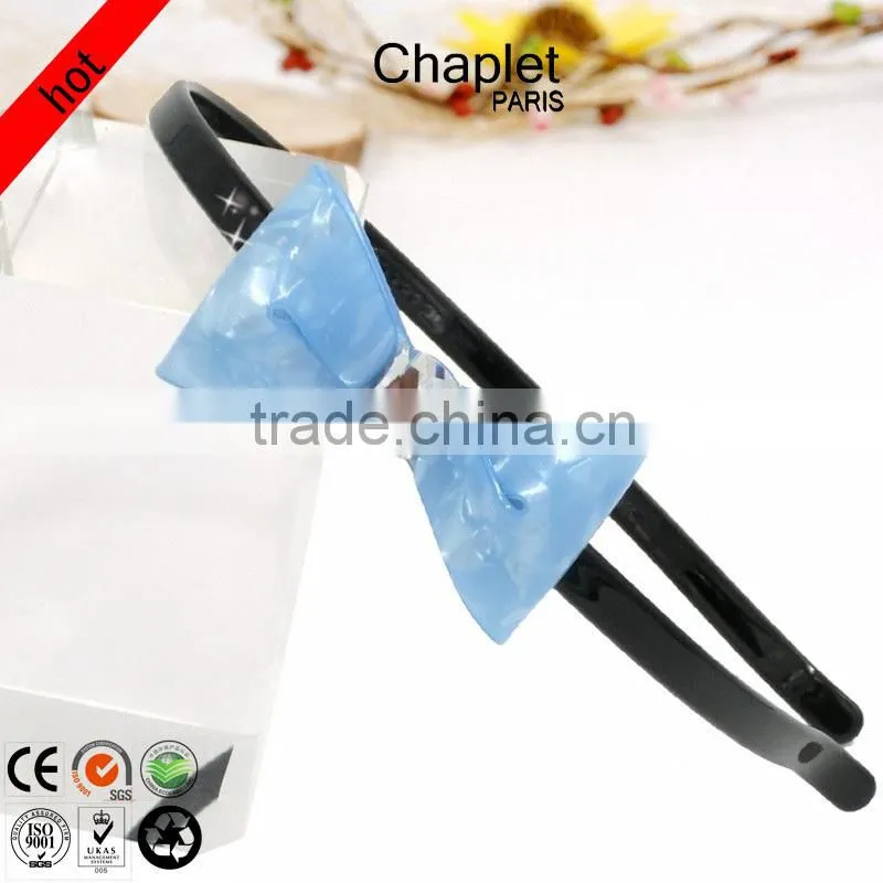 hot sell hair accessories of small and subtle bow hairband for girls