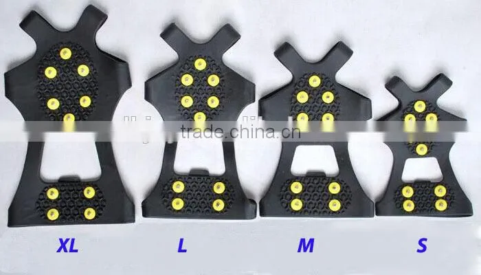 factory price practical silicone crampons for winter outdoor sports