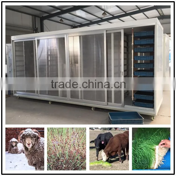 Hydroponics Animal Fodder Machinprofessional automatic oat rooting machine /bean budding machine/animal fodder sprouting machine