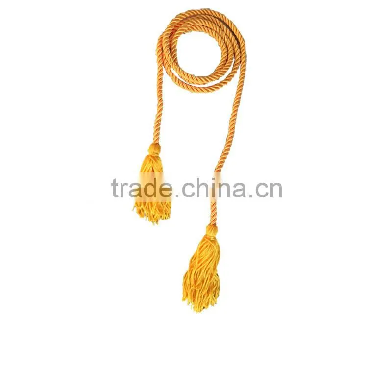 Honor Cord Single Color in Gold for Graduation