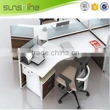 China gold supplier top sell luxury office table partition