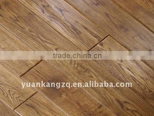 Handscraped Sapele Engineered African Hardwood Flooring