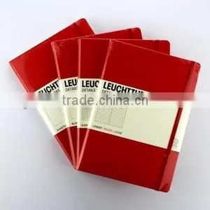 Hard Cover Customised Logo PU Leather Notebook Printing