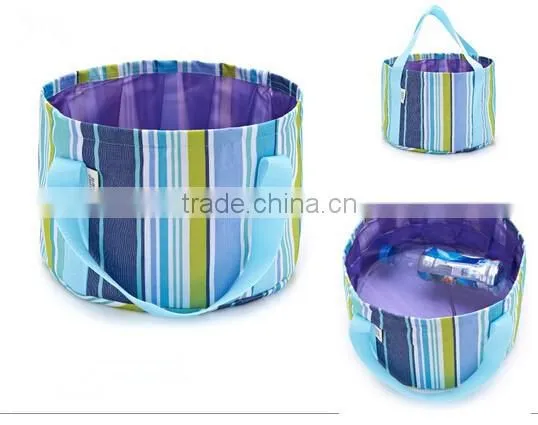 Foldable Wash Basin with Portable Carry Pouch Outdoor Water Bag Wash Bucket
