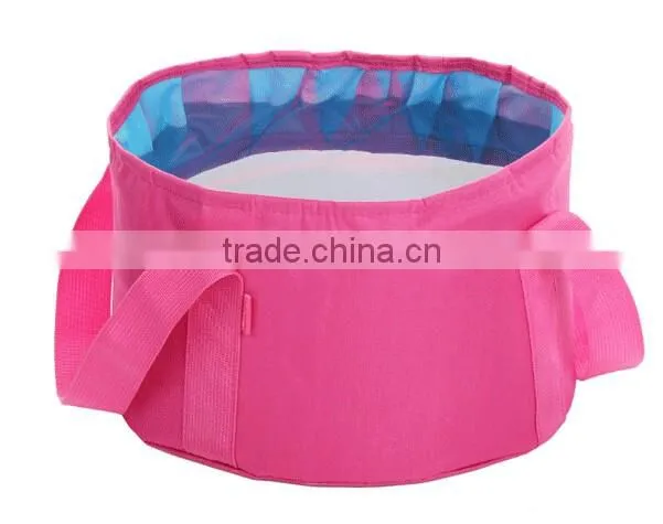 New Portable Water Bucket Outdoor Foldable Camping Travel Car Washbasin Footbath