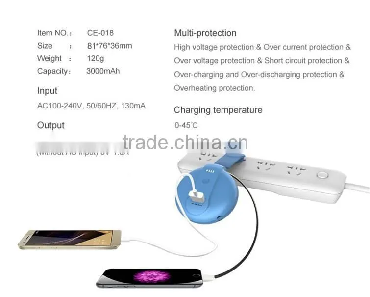 Smart rechargeable power bank battery