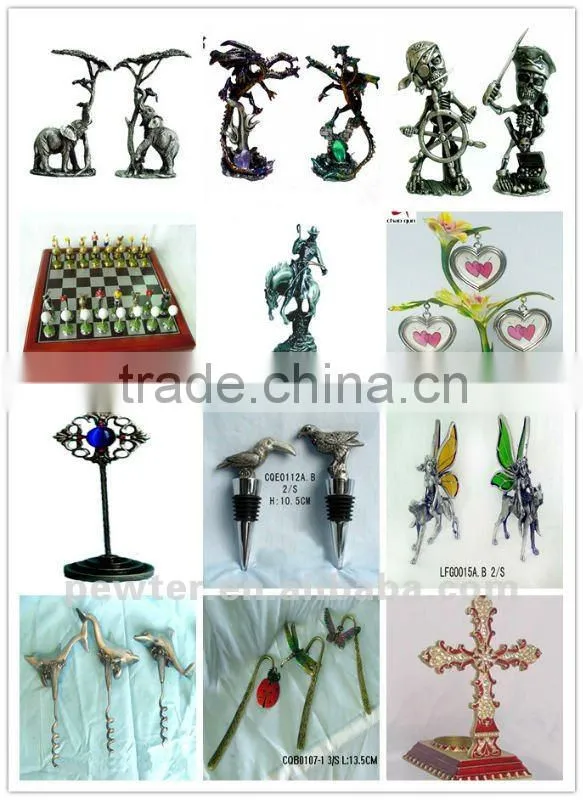 Small Pewter Angel Figurines