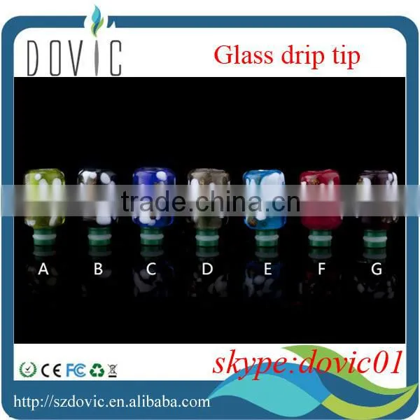 Factory price glass drip tip with high quality