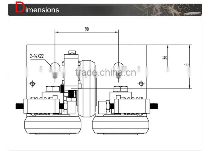 Modern useful elevator door roller guide shoe