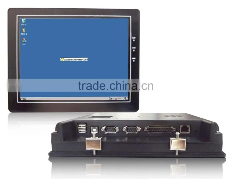 10.4 inch HMI ARM based corte x A8 embedded low-power cpu WIN CE System industrial pc