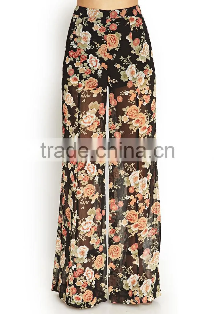 pants for women fashion floral print pants new design harem pants
