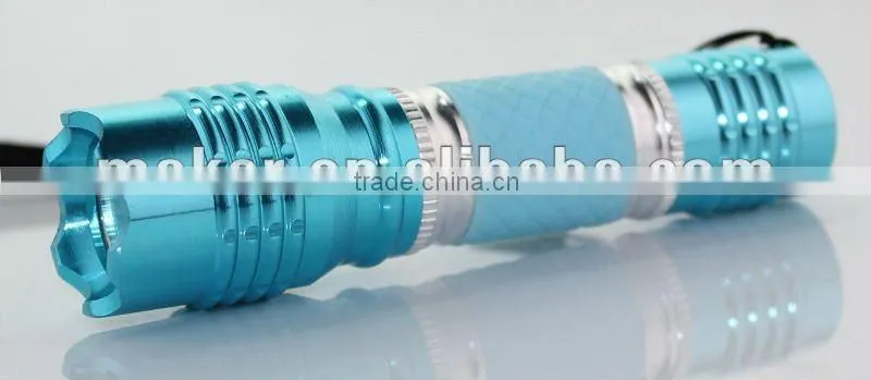 1pc Straw Hat LED Aluminum flash light torch