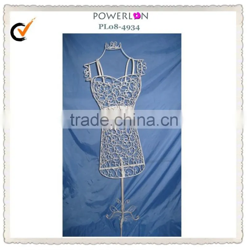 Modern wrought iron metal cloth standing model coat rack