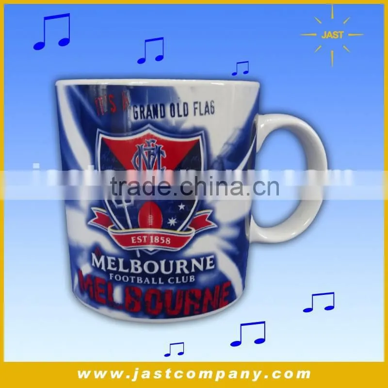 Christmas designed Waist drum-shaped ceramic mug