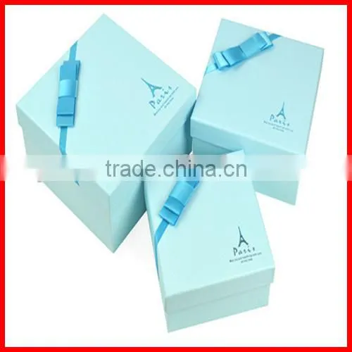 Paris Excellent Various Colorful Pure Square Small Cute Gift Box Wholesale