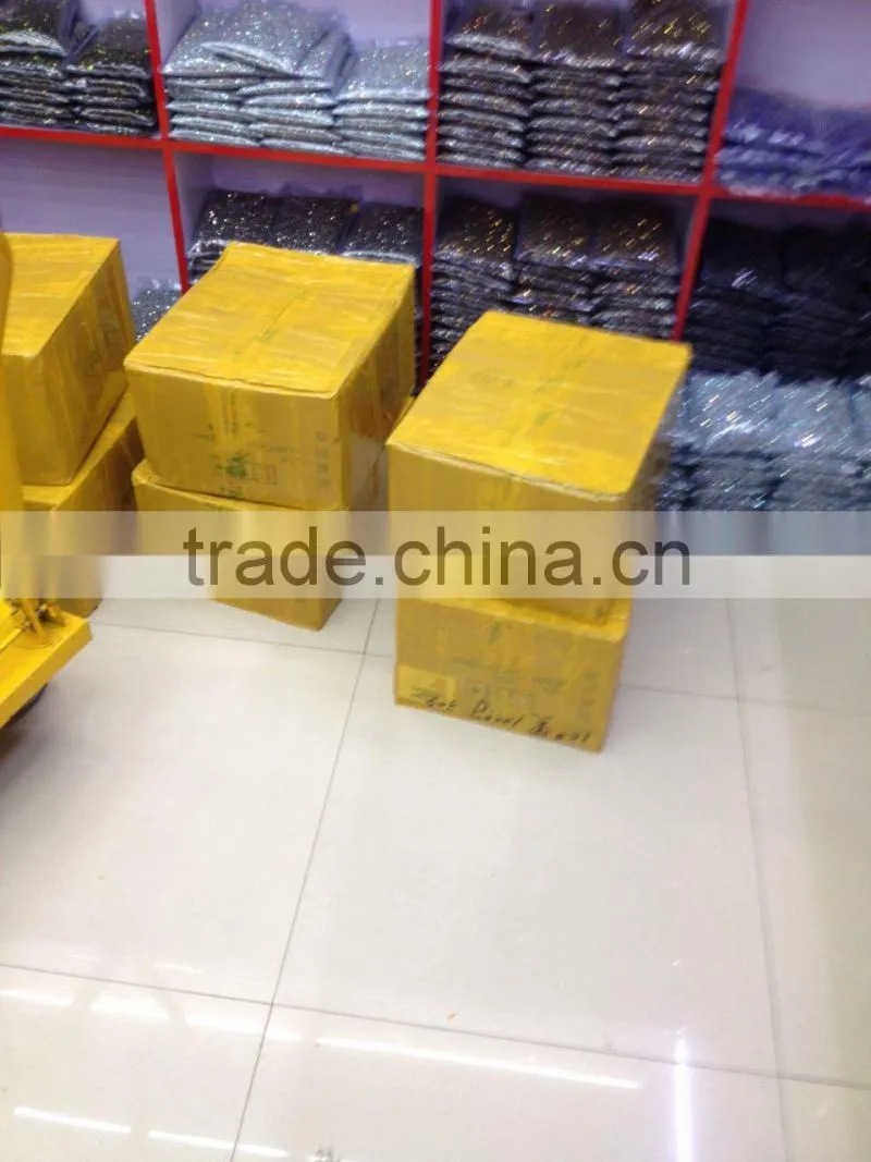 extremly shine low defect good quality ss20 tanzantite color dmc hot fix stone