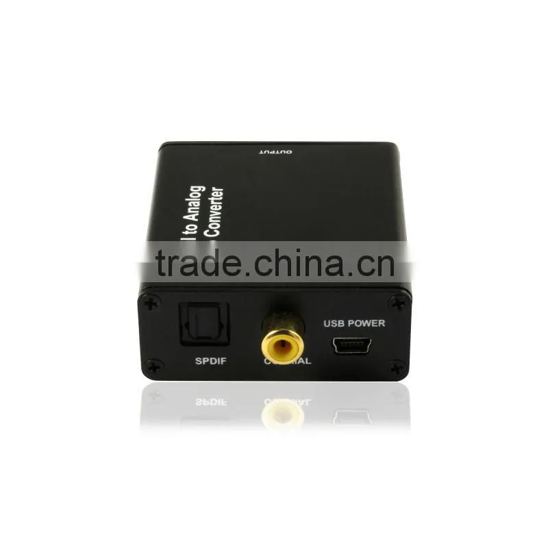 High Performance Quality Optical Switch 2x1 Support signal retiming Digital Audio Switcher With IR Remote Control