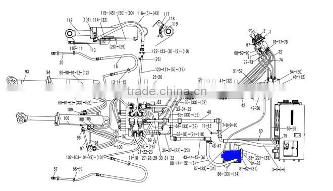 Wholesale construction machinery parts SDLG loader Pump 4120000222 Gear pump 14 Teeth hydraulic pump for wheel loader
