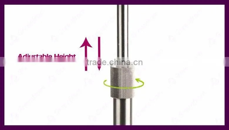 7 Inch Chrome Finishing Extendable LED Table Mirror