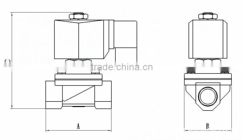 Vaccum pressure 3/8 inch AC 24 volt miniature solenoid valve