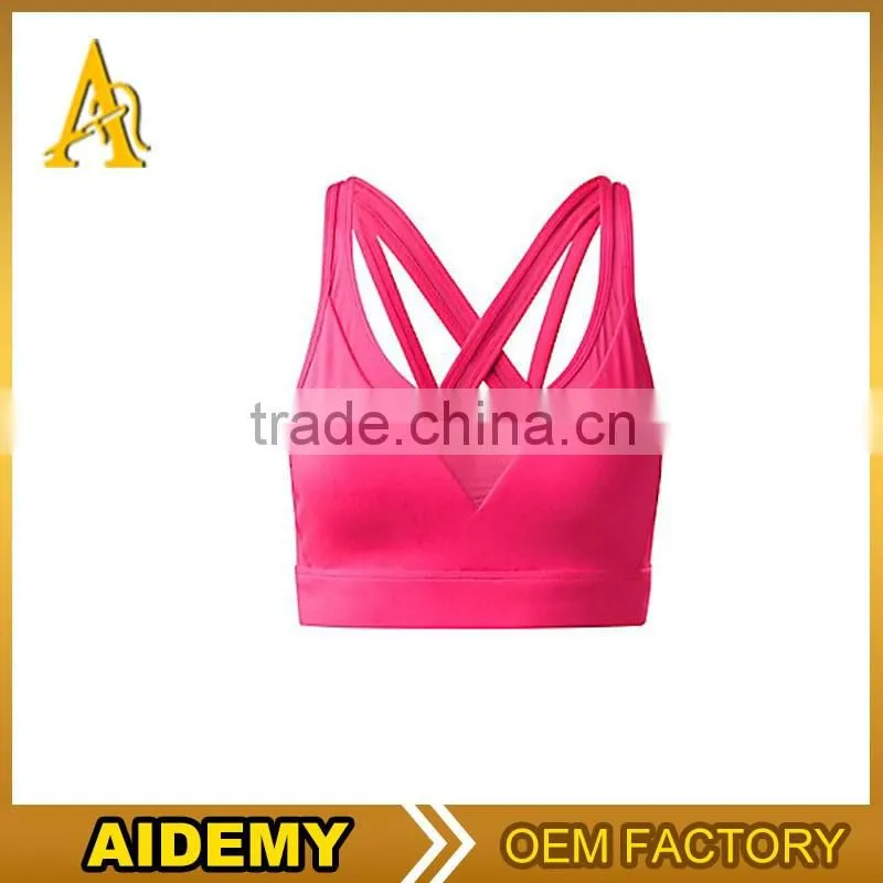 Womens Seamless Sports Bra with Removable Cups