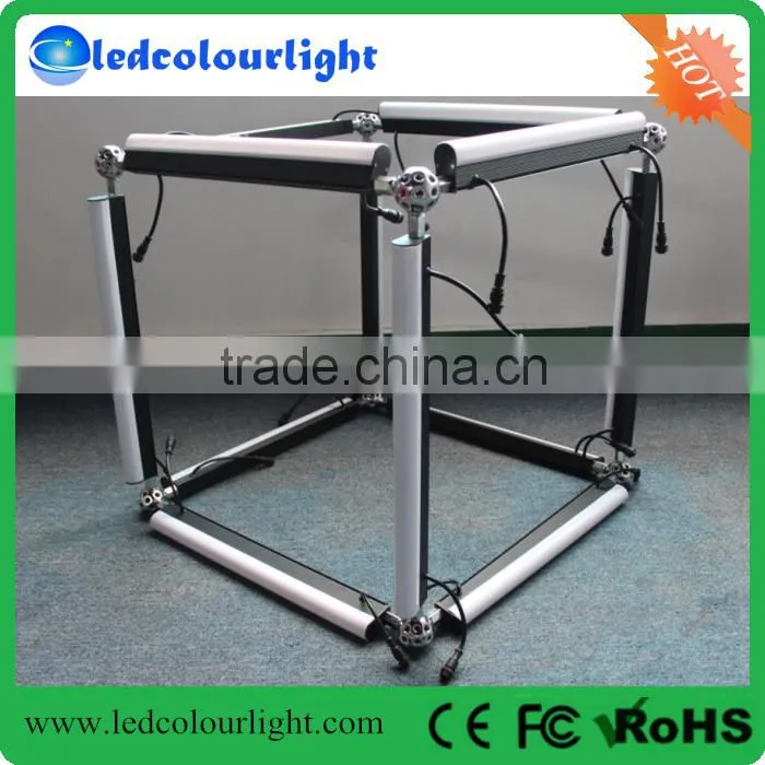DMX control RGB led color changing linear tube light