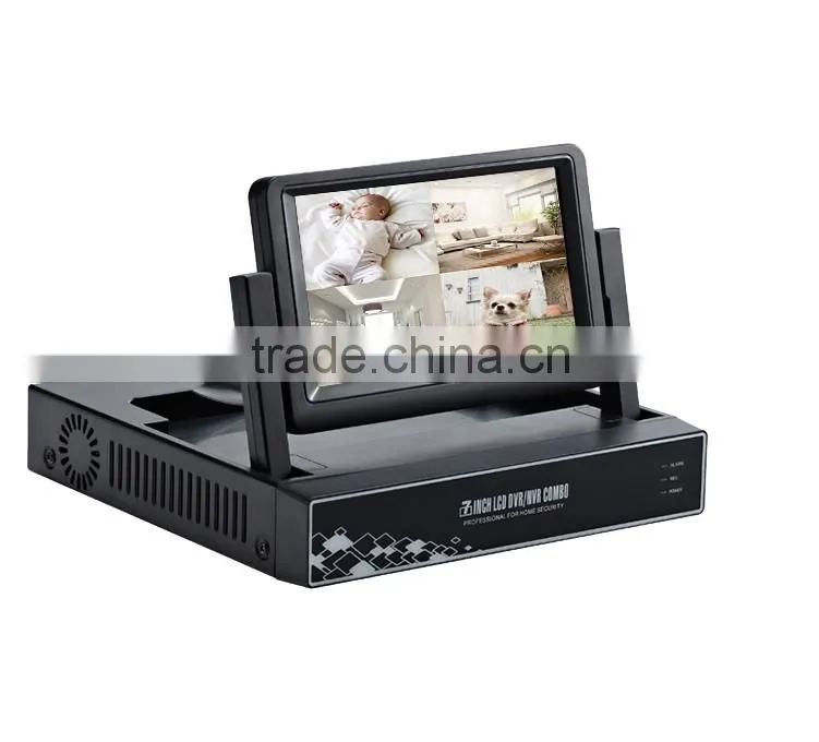 7 inch LCD NVR WITH MONITOR FOR 720P 960P 1080P