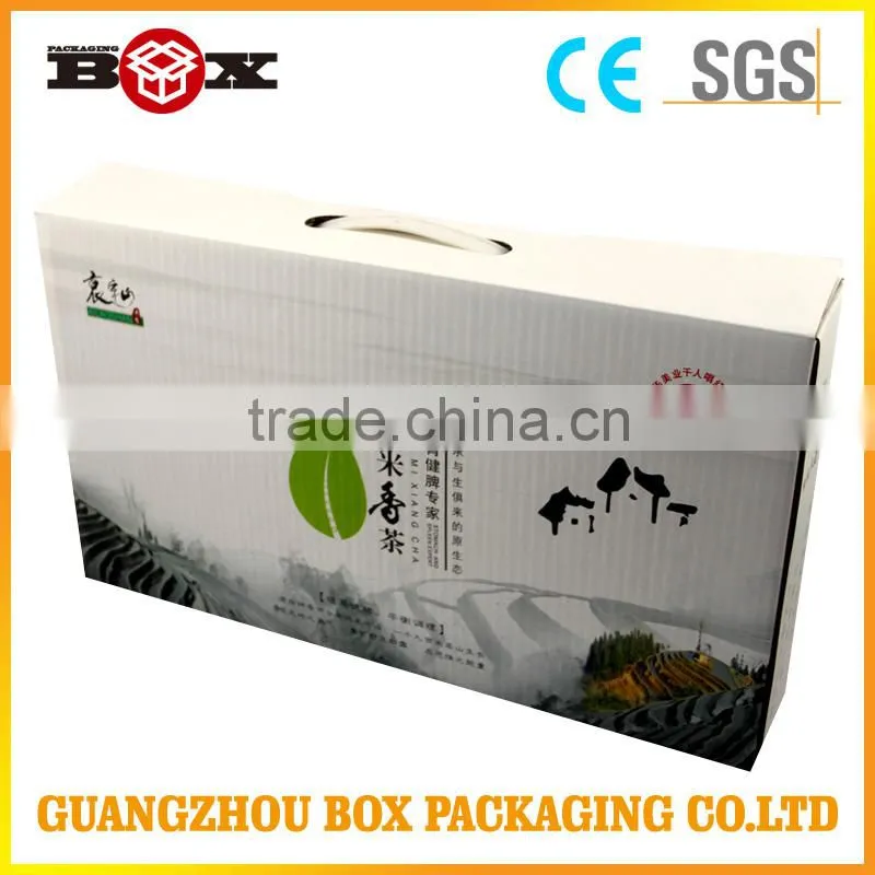 White Color Customized Magnetic Paper Cardboard Box with Window