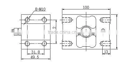 Digital Load cell strain gauge