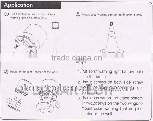 Solar Power Traffic Light