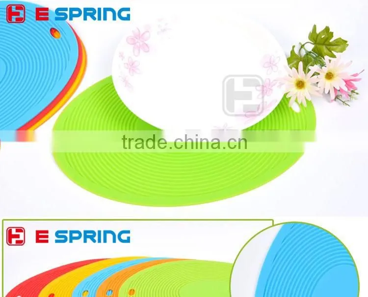 Colorful Round Non-Slip Heat Resistant Mat Coaster Cushion Placemat Kitchen Ware
