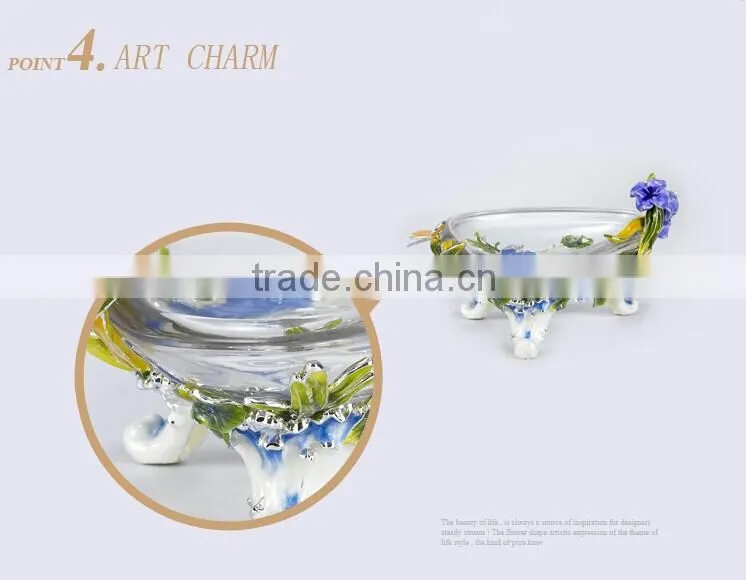 RORO Summer craft gift pewter fruit plate