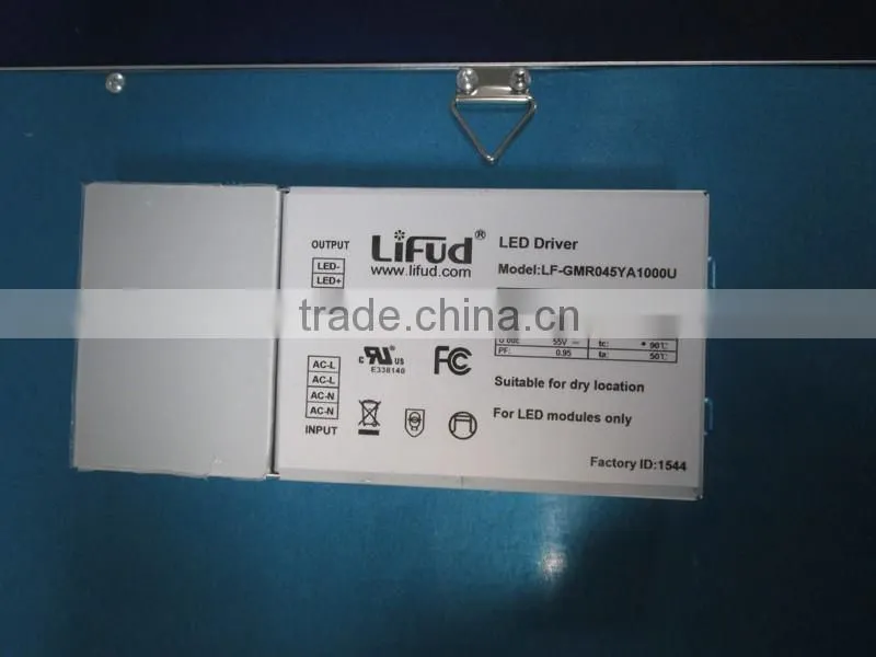 US Market Hot Selling DLC 4.0 110LM/W Anodized Silver Frame 5 Years' Warranty Indoor Lighting Flat LED Panel 2'x2' 40W