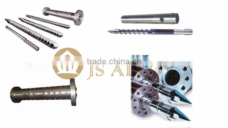 Cold/Hot feed rubber extruder screw and barrel from China