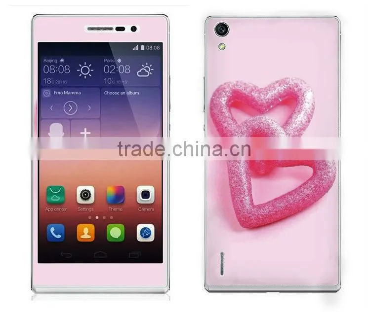 cartoon skin sticker for HUAWEI P7