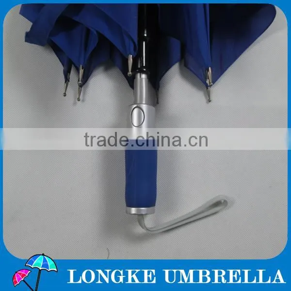 Professional umbrella manufacturer blue 190T polyester promotional golf umbrella auto open