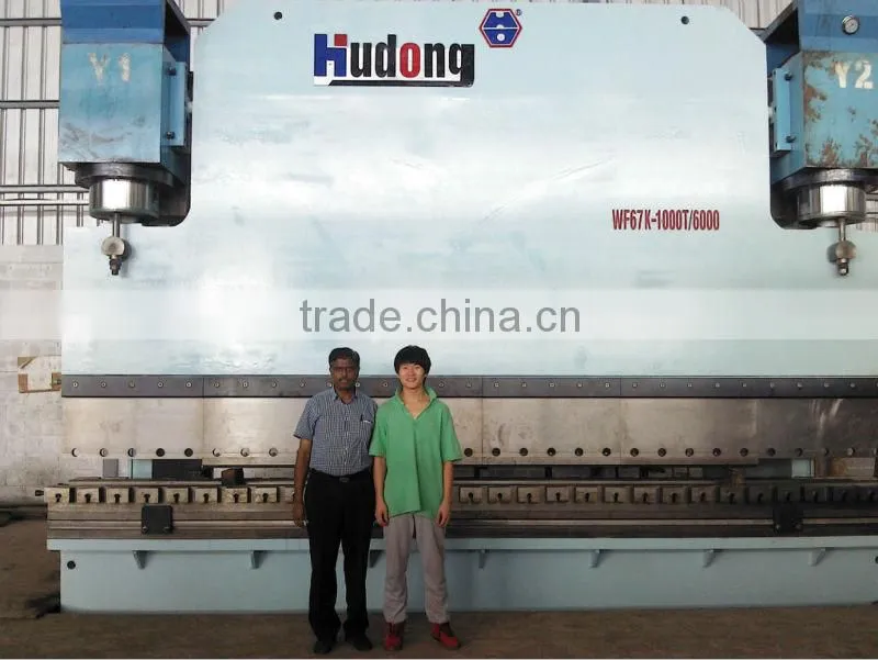 1000Tons Electro-hydraulic automatic cnc hot sale press brake