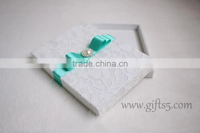 Elegant Wedding Invitations Silk Boxes Wholesale