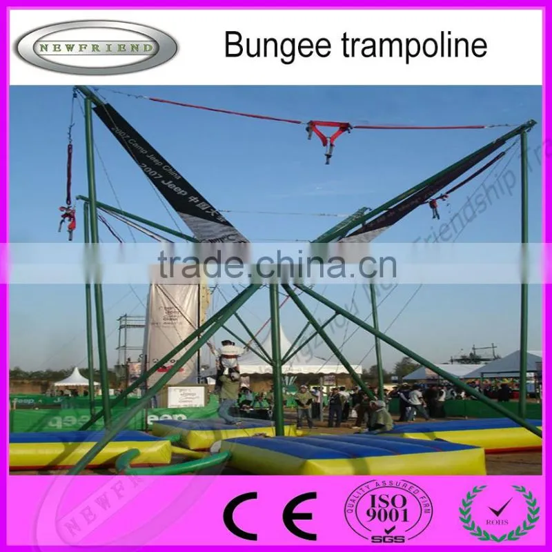 China factory Hot sell inflatable bungee trampoline sale