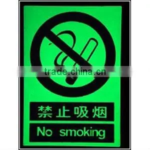 6Hours Photoluminescent film glow in the dark for safety guide signs