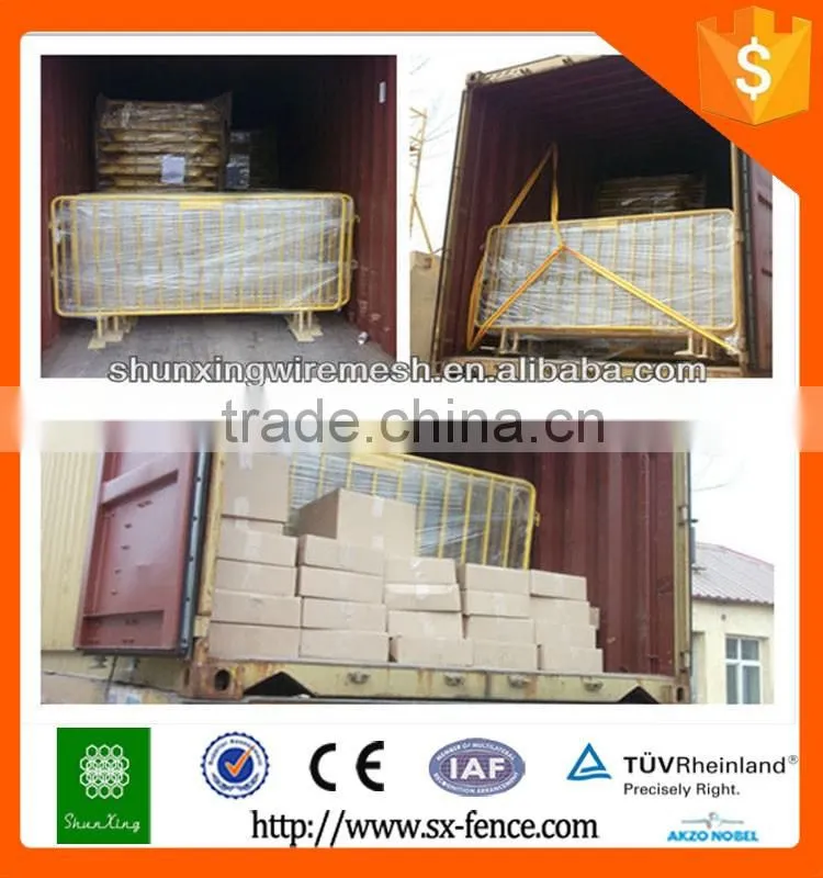 Top Quality crowd control stanchions/white crowd control fence Directly sale