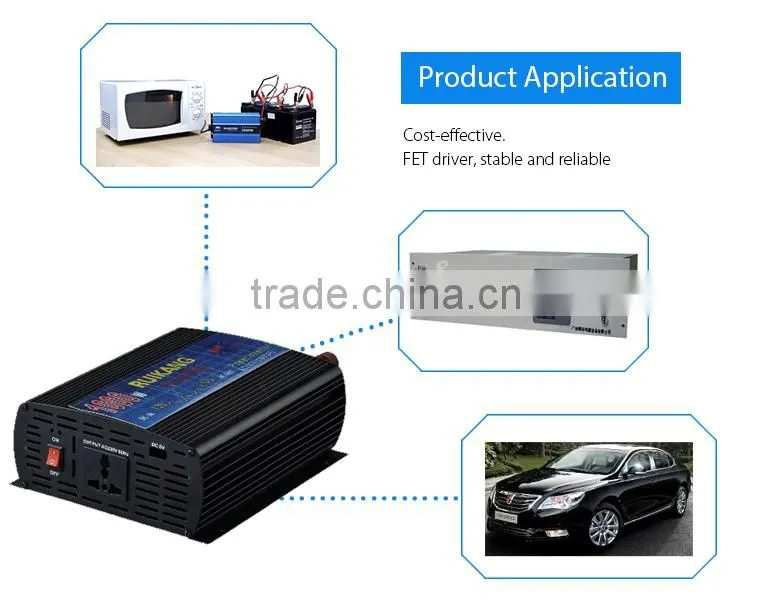 High accuracy pure sine wave car power inverter